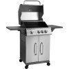 Thermogatz Elite Gs Grill Elite Ψησταριά Υγραερίου Μαντεμένιας Σχάρας 60x42εκ. με 3 Εστίες 9kW και Πλαϊνό Μάτι
