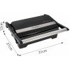 First Austria Τοστιέρα Γκριλιέρα 1200W Μαύρη FA-5343-3