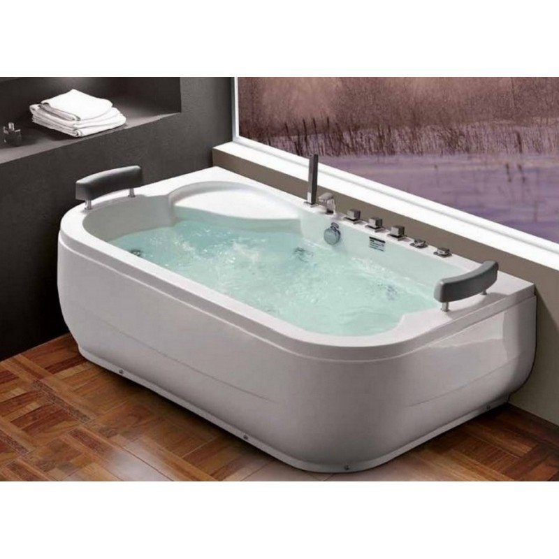 Karag Eliza K-1213 Μπανιέρα Ελεύθερης Τοποθέτησης Ακρυλική με Υδρομασάζ 180x110cm