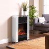 Dimplex Gisella Επιδαπέδιο Ηλεκτρικό Τζάκι 1500W 58x80cm Λευκό