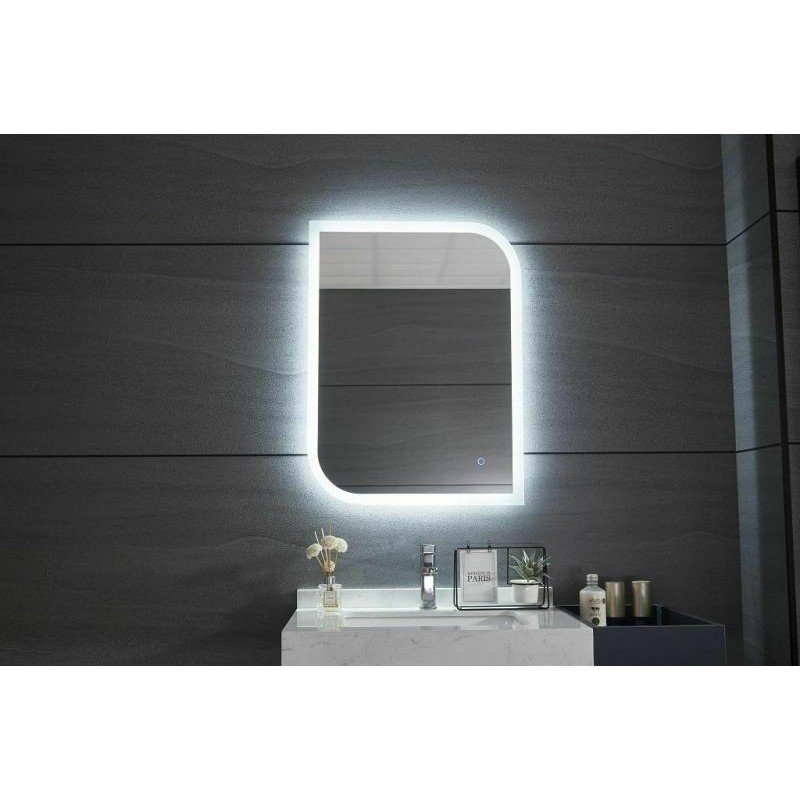 Gloria Lola 77-6138 Ορθογώνιος Καθρέπτης Μπάνιου Led Αφής 60x80cm