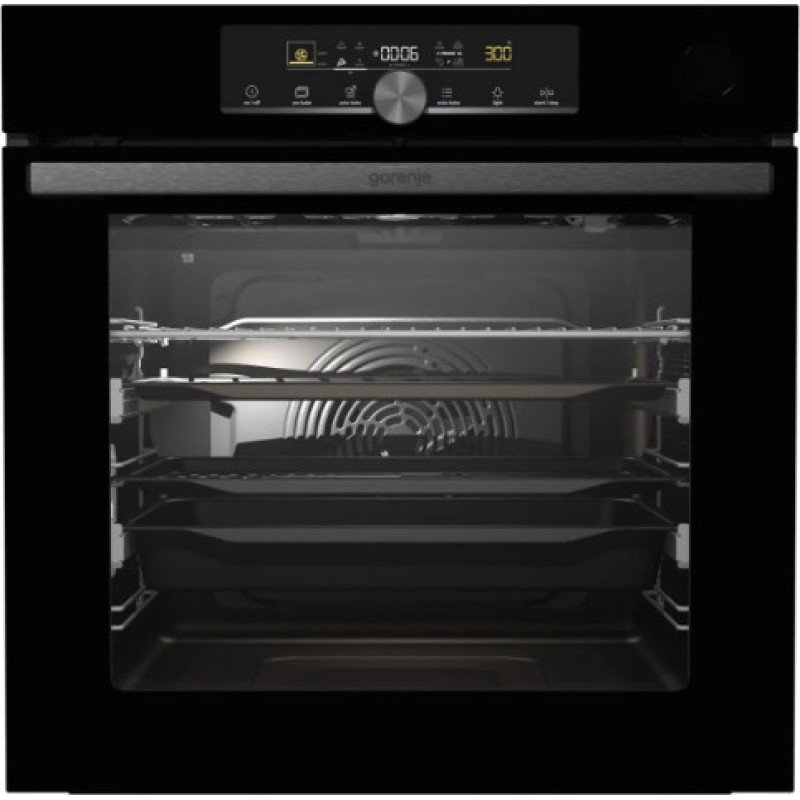 Gorenje BSA6747A04BGWI Φούρνος άνω Πάγκου 77lt Π59.5εκ. Μαύρος