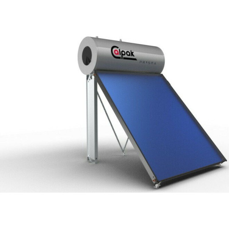 Calpak Prisma Ηλιακός Θερμοσίφωνας 160 λίτρων Glass Διπλής Ενέργειας με 2τ.μ. Συλλέκτη