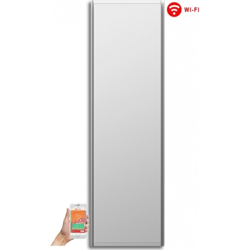 Radialight Icon 15 Θερμοπομπός Τοίχου 1500W με Ηλεκτρονικό Θερμοστάτη και WiFi 45x150cm White