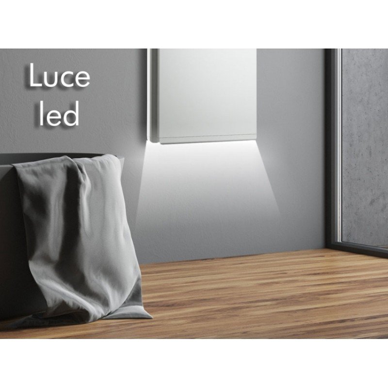 Radialight Icon 15 Θερμοπομπός Τοίχου 1500W με Ηλεκτρονικό Θερμοστάτη και WiFi 45x150cm White
