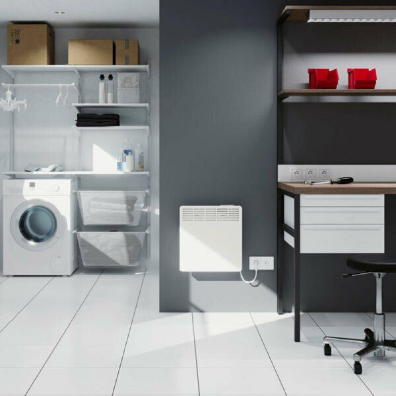 Stiebel Eltron CWM 1500P SE09004A Θερμοπομπός Τοίχου 1500W με Ηλεκτρονικό Θερμοστάτη 58.2x45cm Λευκό