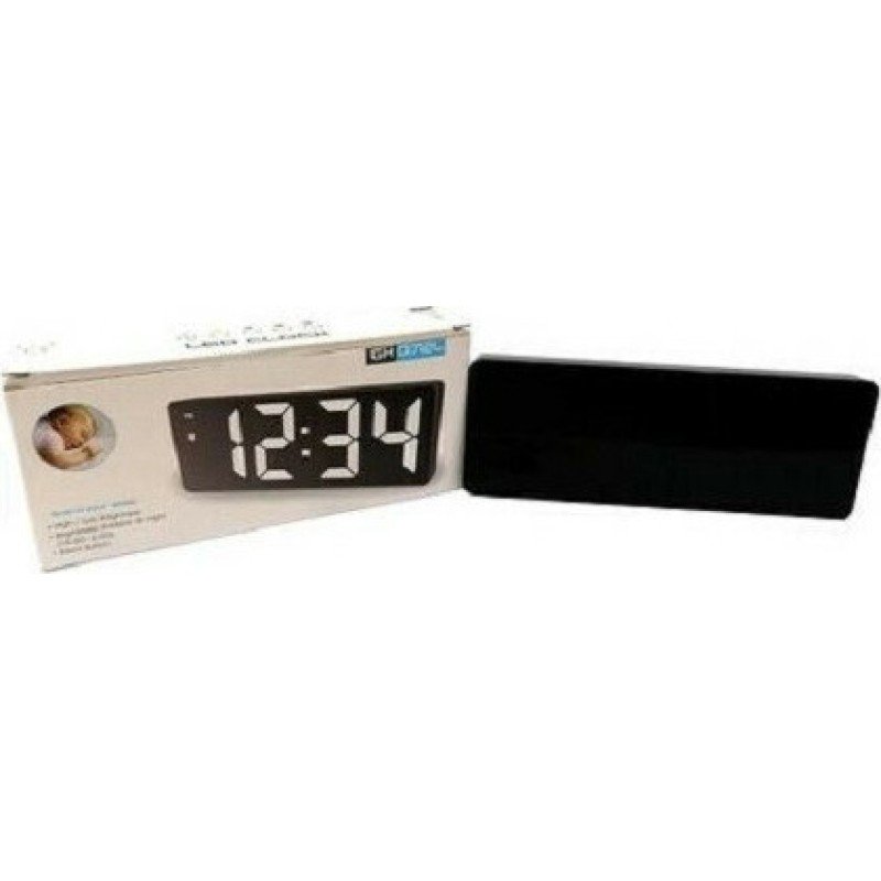 IQ GH0712L Επιτραπέζιο Ψηφιακό Ρολόι με Ξυπνητήρι Μαύρο