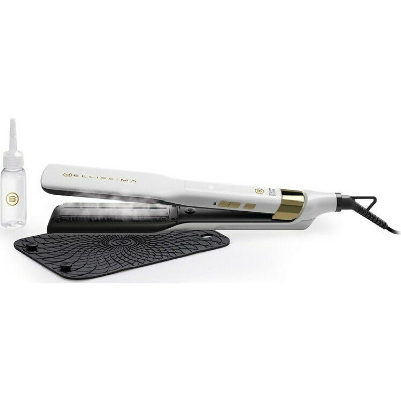 Bellissima Steam Elixir 11808 Πρέσα Μαλλιών με Ατμό και Κεραμικές Πλάκες