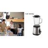 Gruppe Nutri Energy Μπλέντερ με Γυάλινη Κανάτα 1.5lt 550W Inox