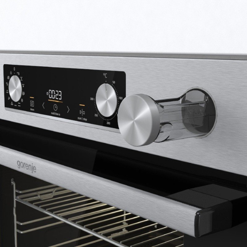 Gorenje BSA6737E15X Φούρνος άνω Πάγκου 77lt χωρίς Εστίες Π59.5εκ. Inox