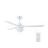 Bayside Megara Ανεμιστήρας Οροφής 122cm με Φως και Τηλεχειριστήριο Λευκός 80531016