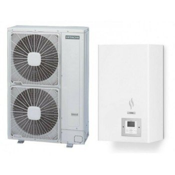 Hitachi Yutaki S RWM-10.0NE / RAS-10WHNPE Αντλία Θερμότητας 24kW Τριφασική 60°C Split