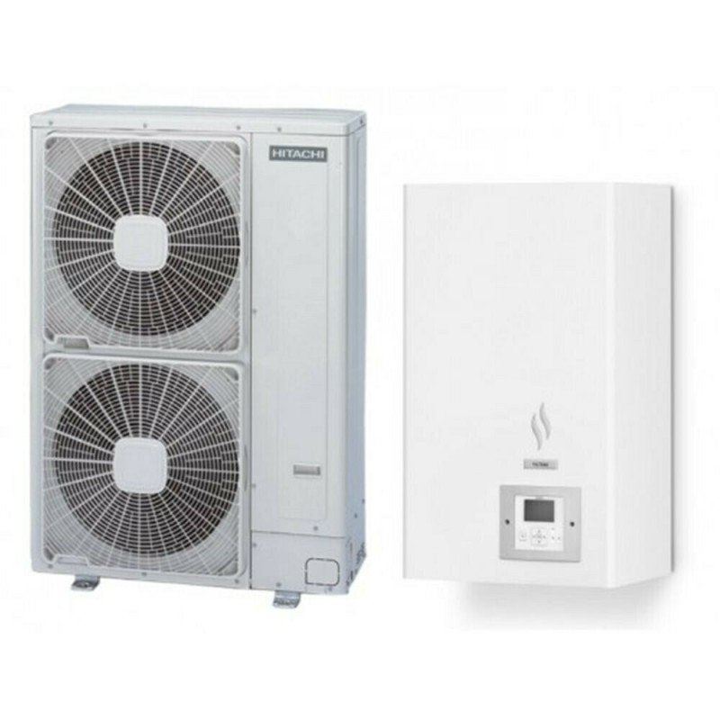 Hitachi Yutaki-S RWM-4.0NE / RAS-4WHNPE Αντλία Θερμότητας 11kW Τριφασική 60°C Split