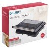 Bruno Τοστιέρα για 2 Τοστ 800W Μαύρη BRN-0067