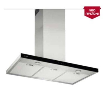 Pyramis Grandezzo Απορροφητήρας Καμινάδα 90cm Inox-Black