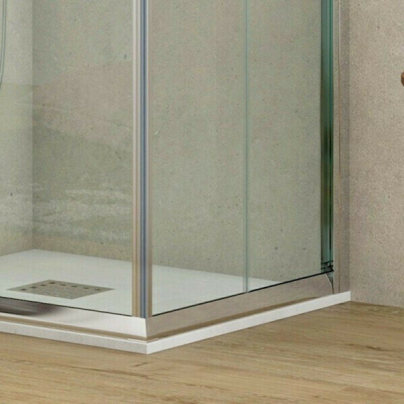 Karag New Flora 100 NFLS10070100180 Καμπίνα Ντουζιέρας με Συρόμενη Πόρτα 70x100x180cm Serigrafato