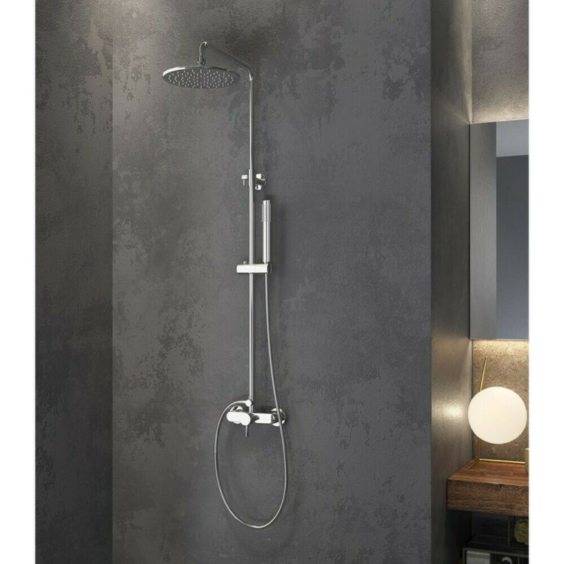 Karag Artemis CF031M Ρυθμιζόμενη Στήλη Ντουζ με Μπαταρία 83-119cm Chrome