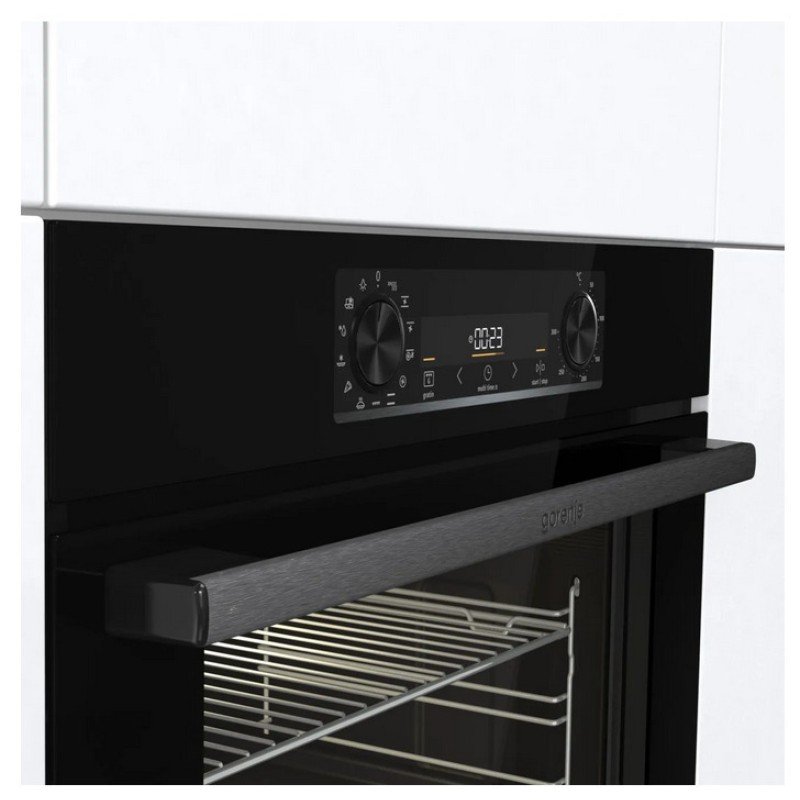 Gorenje BOS6737E06BG + ECT43X Φούρνος άνω Πάγκου 77lt με Κεραμικές Εστίες Π59.5εκ. Μαύρος