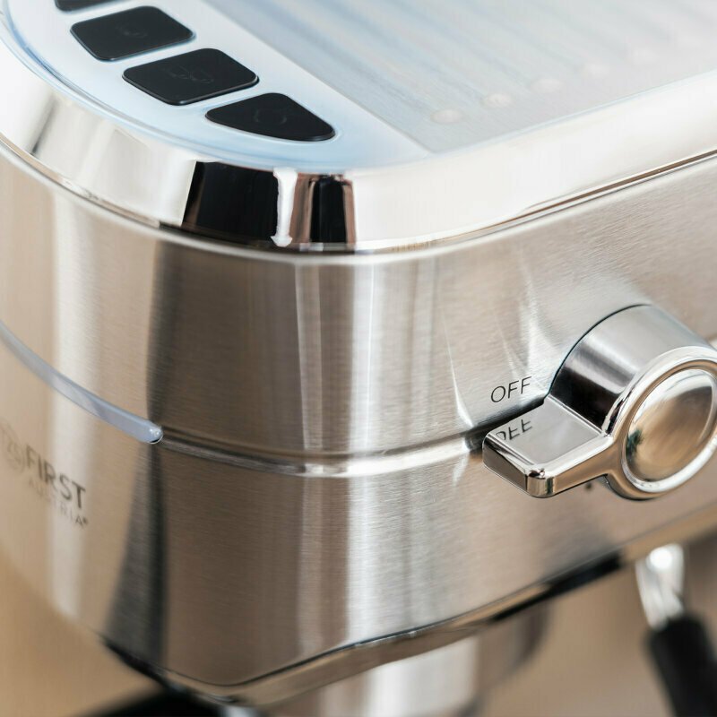 First Austria Μηχανή Espresso 1450W Πίεσης 15bar Ασημί FA-5476-3