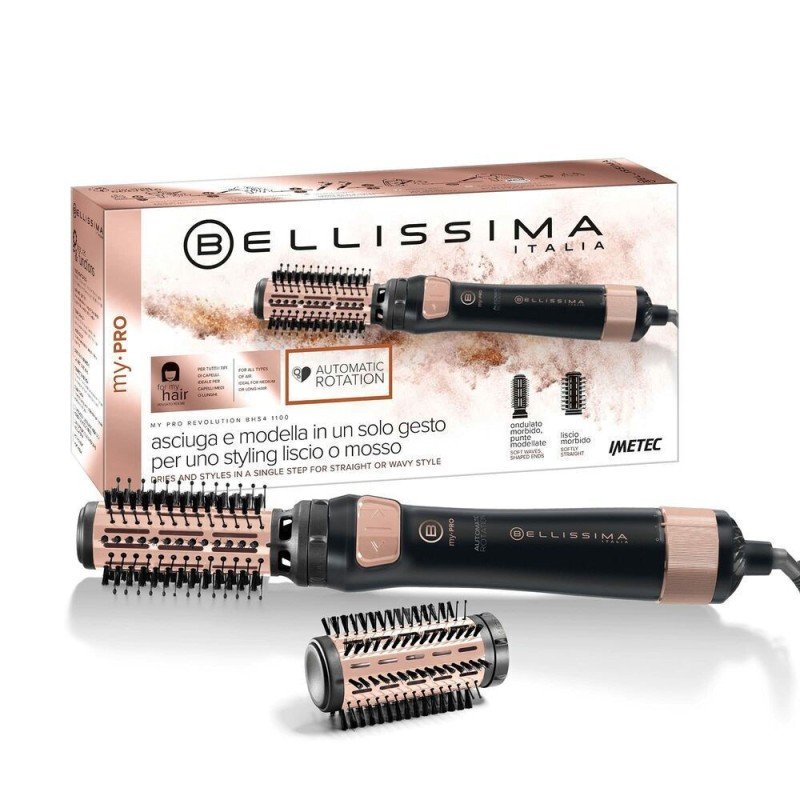 Bellissima MyPRO BHS4 1100 Κεραμική Ηλεκτρική Βούρτσα με Αέρα & Περιστρεφόμενη Κεφαλή για Ίσιωμα και Μπούκλες 1000W 11739 Bellissima MyPRO BHS4 1100 Κεραμική Ηλεκτρική Βούρτσα με Αέρα & Περιστρεφόμενη Κεφαλή για Ίσιωμα και Μπούκλες 1000W 11739
