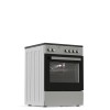 Thermogatz TGS CER600 S Κουζίνα 60lt με Κεραμικές Εστίες Π60εκ. Inox