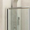 Karag New Flora 100 NFL10070120180 Καμπίνα Ντουζιέρας με Συρόμενη Πόρτα 70x120x180cm Clear Glass