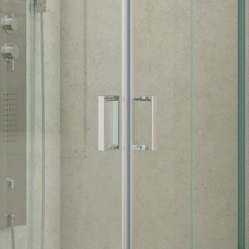 Karag New Flora 100 NFL10070120180 Καμπίνα Ντουζιέρας με Συρόμενη Πόρτα 70x120x180cm Clear Glass