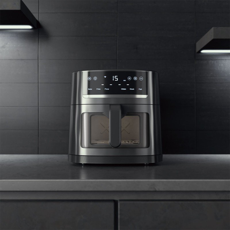 Rohnson Air Fryer με Wi-Fi 8lt Μαύρο R-2834