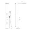 Karag S9237-4 Στήλη Υδρομασάζ 140cm