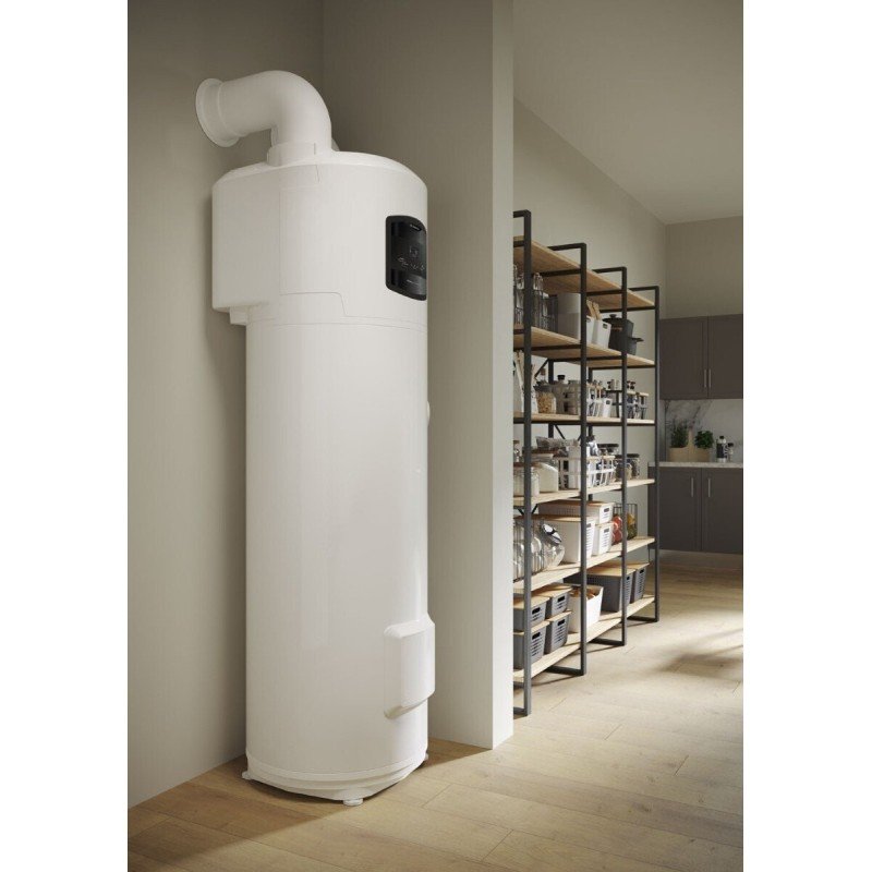 Ariston Nuos Plus Wi-Fi 250 Twin Sys 3069778 Αντλία Θερμότητας 250lt Glass Κάθετη 2.5kW