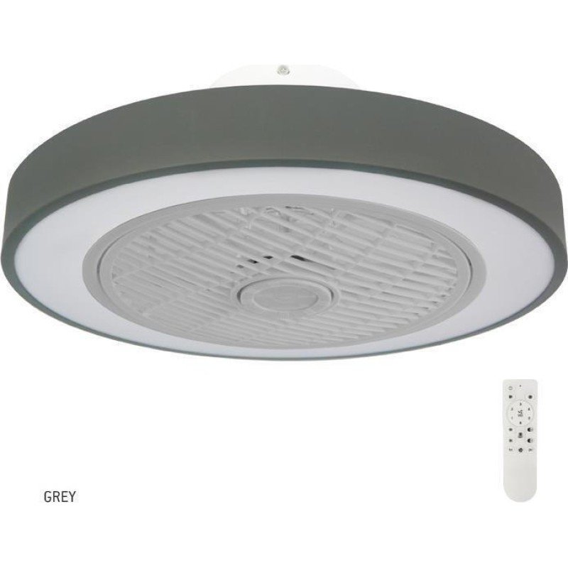 Gruppe CMBF-FS6008 Ανεμιστήρας Οροφής 50cm με Φως και Τηλεχειριστήριο Grey