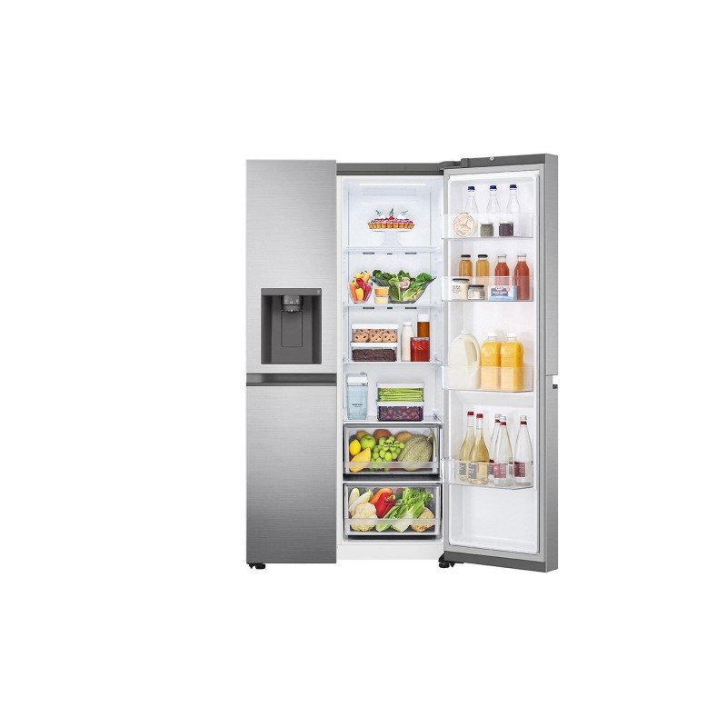 LG Ψυγείο Ντουλάπα 635lt Total NoFrost Υ179xΠ91.3xΒ73.5εκ. Inox GSLV51PZXE