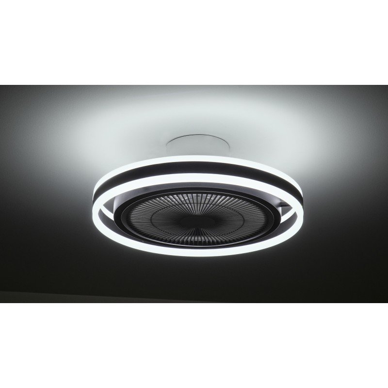 Gruppe RX3310 Ανεμιστήρας Οροφής 50cm με Φως και Τηλεχειριστήριο Μαύρος