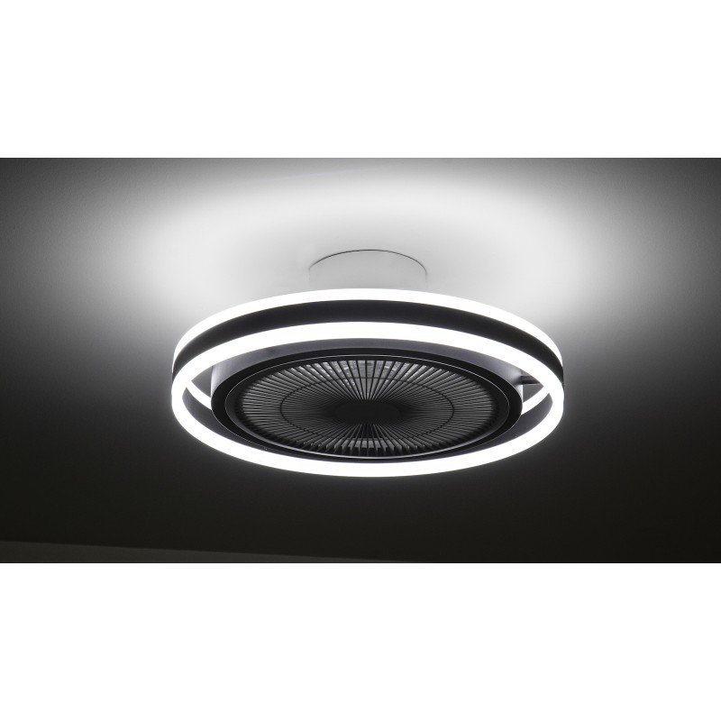 Gruppe RX3310 Ανεμιστήρας Οροφής 50cm με Φως και Τηλεχειριστήριο Μαύρος