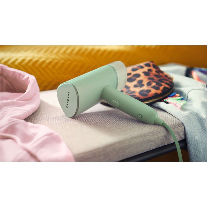 Philips STH3010/70 Ατμοκαθαριστής Ρούχων Χειρός 1000W με Δοχείο 100ml Πράσινος