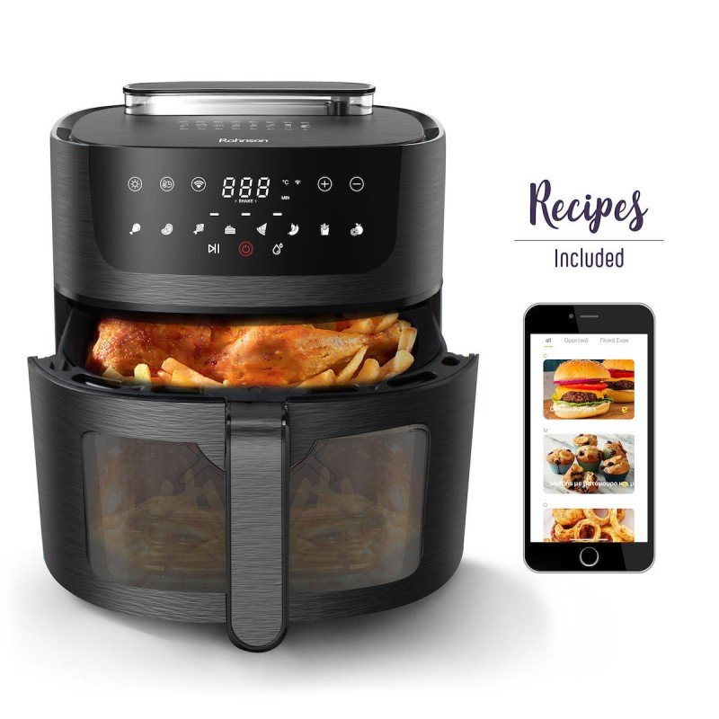 Rohnson R-2858 Air Fryer με Wi-Fi 8lt Μαύρο Rohnson R-2858 Air Fryer με Wi-Fi 8lt Μαύρο