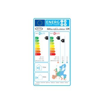 Juro-Pro Maxclima Κλιματιστικό Inverter 12000 BTU A+++/A++ με WiFi White