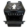 MultiHome MH-6149 930-002-6149 Κουζίνα 65lt με Εμαγιέ Εστίες Π60εκ. Μαύρη