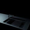 Elleci Dialogo 360 Workstation Ένθετος Νεροχύτης από Συνθετικό Γρανίτη Μ86xΠ46cm Μαύρος