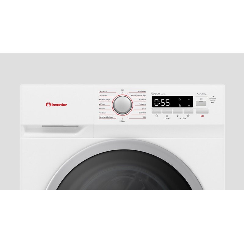 Inventor Πλυντήριο Ρούχων 9kg 1400 Στροφών GX0914A