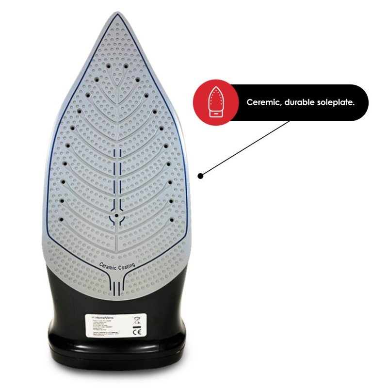 HomeVero HV-CSI2400 Σίδερο Ατμού 2400W με Κεραμική Πλάκα