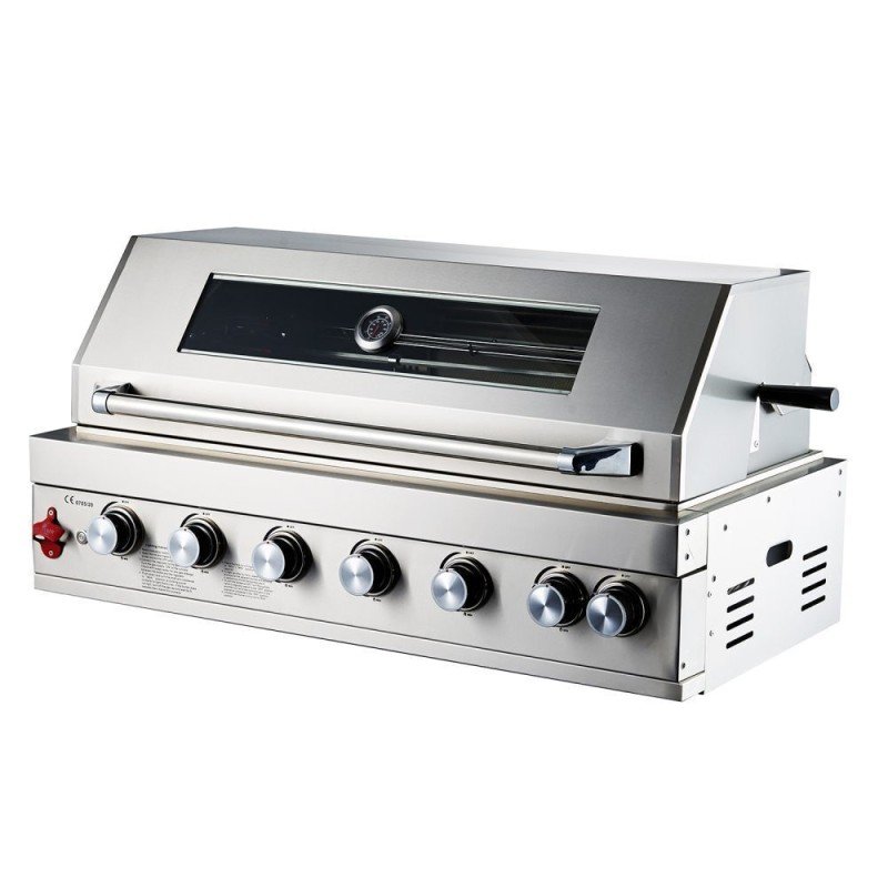 Thermogatz TGH-BI-B8B-G Ψησταριά Υγραερίου Σχάρας 96x45.5εκ. με 6 Εστίες 26.7kW και Μάτι Υπερύθρων