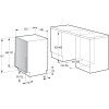 Gorenje GV520E15 740034 Πλήρως Εντοιχιζόμενο Πλυντήριο Πιάτων για 9 Σερβίτσια Π44.8xY81.5εκ.
