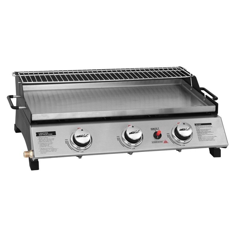 Thermogatz TGPL-SS 53 Φορητή Ψησταριά Υγραερίου με 3 Εστίες 7.5kW