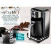 Bruno BRN-0168 Μηχανή Ελληνικού 400W με Χωρητικότητα 260ml Μαύρη