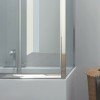 Karag Penta K-100 PEK100160 Διαχωριστικό Μπανιέρας με Συρόμενη Πόρτα 148x160cm Clear Glass Chrome