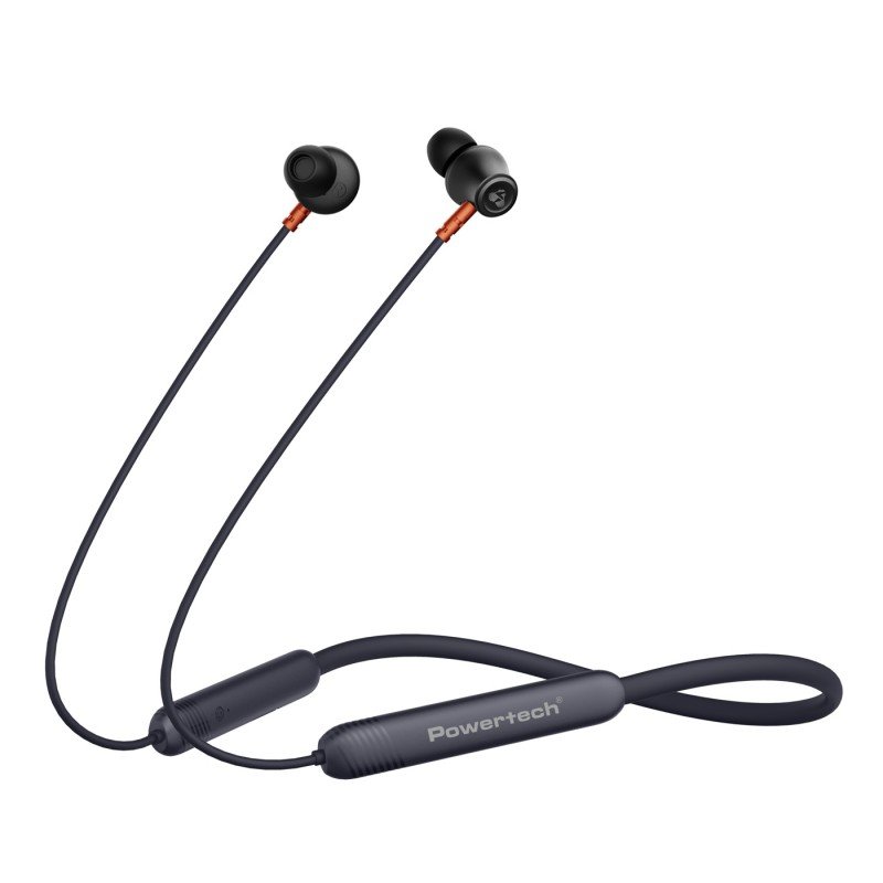 Powertech PT-1228 In-ear Bluetooth Handsfree Ακουστικά με Αντοχή στον Ιδρώτα Μαύρα