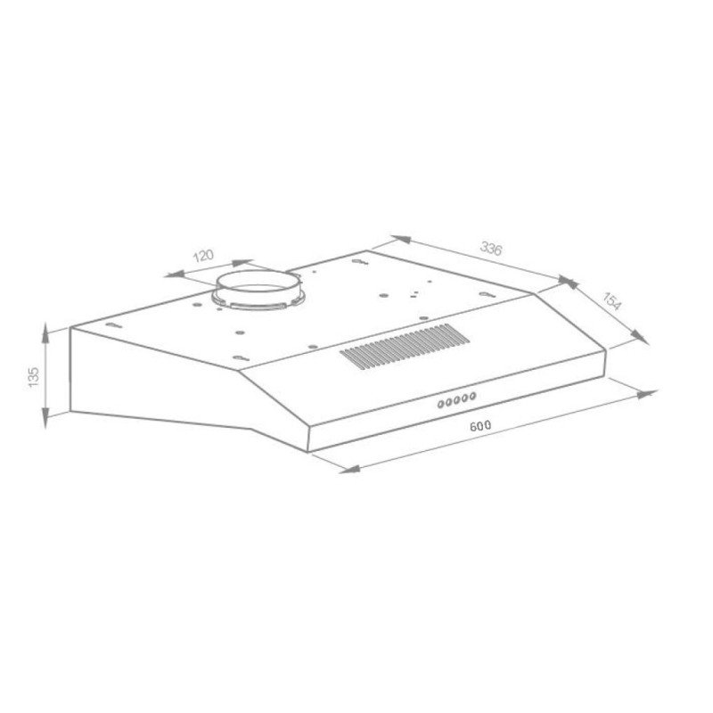 Singer LIN601D Ελεύθερος Απορροφητήρας 60cm Inox