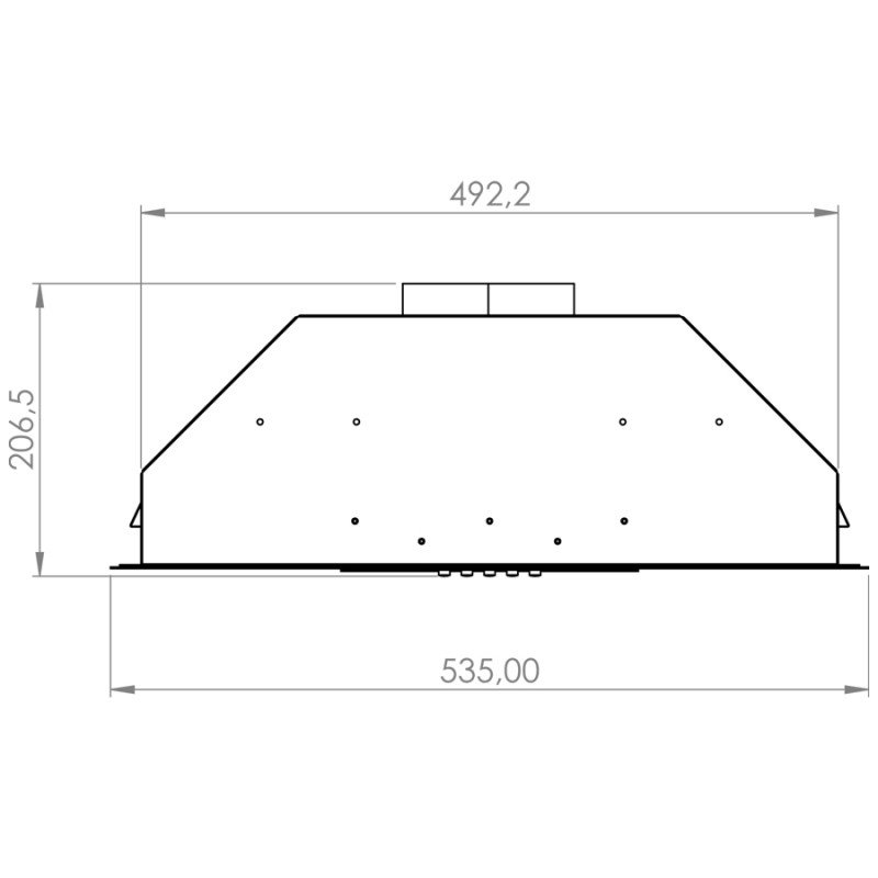 Silifo SF6615 Μηχανισμός Απορρόφησης 53.5cm Inox Silifo SF6615 Μηχανισμός Απορρόφησης 53.5cm Inox