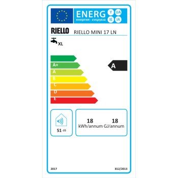 Riello Mini 17 LN LPG 20143052 Επιτοίχιος Ταχυθερμοσίφωνας Κεντρικός Υγραερίου 30kW